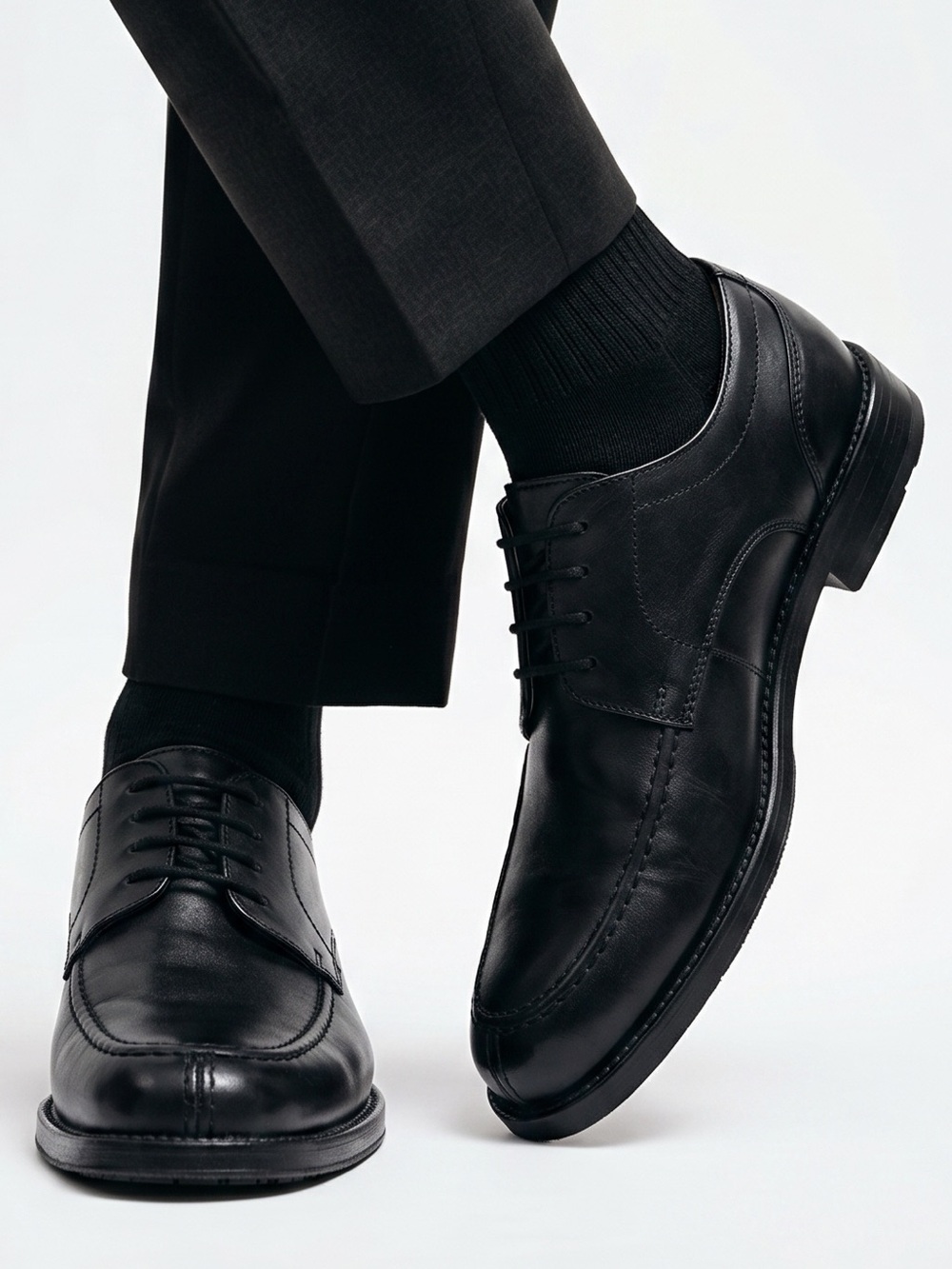 Dockers men’s dress shoes black lace up size 8.5 medium.‎